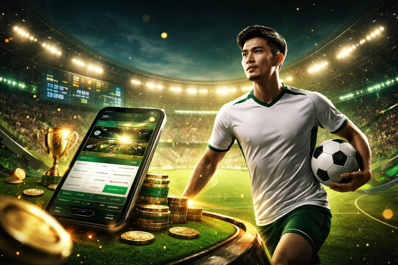 Hình ảnh nền cá cược thể thao nâng cao bet 11